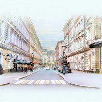 Москва. Улица Петровские Линии. :: В и т а л и й .... Л а б з о'в