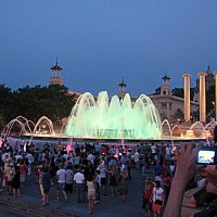 Поющий фонтан Барселоны. :: Владимир Драгунский