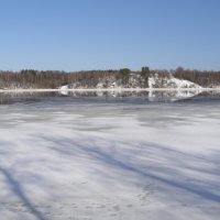 река Волга. Март :: Анна Воробьева