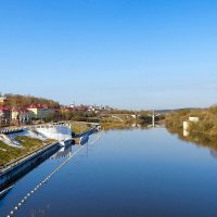 Большая вода в Днепре. :: Милешкин Владимир Алексеевич 