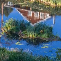 Река Миасс. Отражение. :: Алексей Трухин