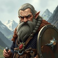 Воин жрец-дворф :: СЕРГЕЙ ФИЛОЧКИН