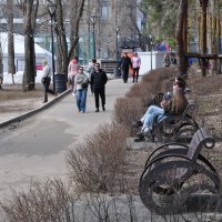 Прогулка в парке в марте :: Татьяна Машошина