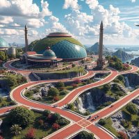 Проект. «Конец 21 века. Новые города ближайшего будущего» (13) :: Игорь Питерский