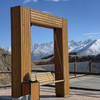 На смотровой площадке в горах :: Мариша Тим На смотровой площадке в горах :: Мариша Тим