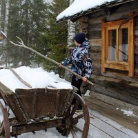 Амбар в Андреевской слободе :: Татьяна Лютаева