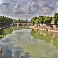 Весенний Тибр. Рим :: Сергей Сомихин