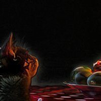 Пасхальный кот желает! :: Vladimir Semenchukov