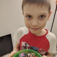 Внучок Деним...пасхальный :: Владимир 