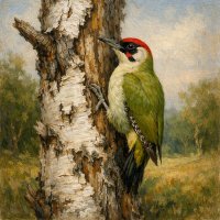 Зелёный дятел (Picus viridis) :: Денис Бочкарёв