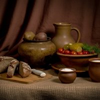 Деревенский ужин :: Людмила Павловна Крышковец