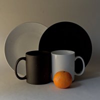 Концептуальный минимализм, Серия Аллегории . Инь -Ян и мандарин :: Виктор Савельев