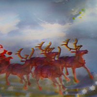 Детская открытка (Никакого ИИ! ) :: veilins veilins