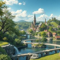 Проект-3. "Малые поселения. Природа. Новая жизнь. Реализация 2030-50гг.." (16) :: Игорь Питерский