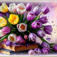 Букет тюльпанов ... :: Валентина Надсон