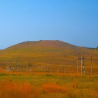 Керчь. Гора Ссыпанная (Куль-Оба, «гора пепла») летом. :: Пётр Чернега