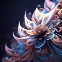 фрактальные цветы ии. :: Mila 