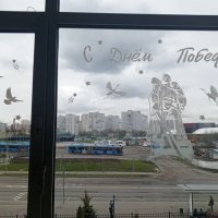 В школе оформление окна ко Дню победы :: Ирэн 