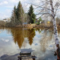Дачный пейзаж :: Галина Нестратова