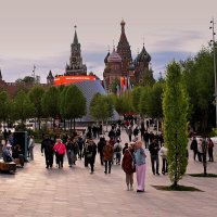 Парк "Зарядье" в мае. :: Татьяна Помогалова