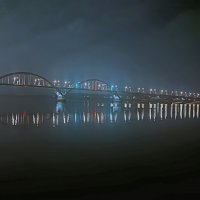 Мост через Волгу. Рыбинск :: Виктор Журавлев 