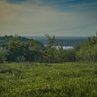 "Забытый участок с видом на Волгу"© :: Владимир Макаров