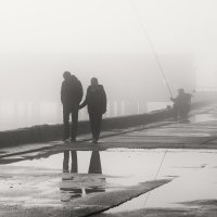 Туманные встречи. :: Анатолий Щербак