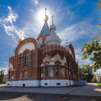 Церковь во имя Владимирской иконы Божией Матери :: Александр Синдерёв Церковь во имя Владимирской иконы Божией Матери :: Александр Синдерёв
