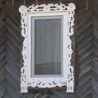 Наличники на окнах :: Александр Буторин Наличники на окнах :: Александр Буторин