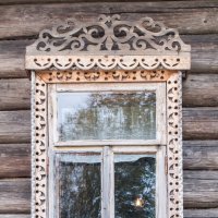 Наличники на окнах, Новгородская область, Витославицы :: Александр Буторин Наличники на окнах, Новгородская область, Витославицы :: Александр Буторин