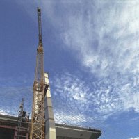 Санкт-Петербург. Строительство вантового моста. :: Игорь Олегович Кравченко