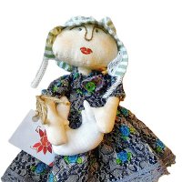 Лоскуток да ниток катушка.  В умелых руках оживает игрушка © :: Hope 