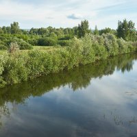 Подстёпновка, вид с моста :: Олег Манаенков Подстёпновка, вид с моста :: Олег Манаенков