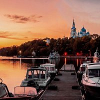 На Валаам опускается вечер. :: Николай Рубцов На Валаам опускается вечер. :: Николай Рубцов