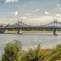 Тверской мост через Волгу. :: Алексей Тверской мост через Волгу. :: Алексей