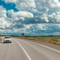 Белый автомобиль :: Анастасия Белякова Белый автомобиль :: Анастасия Белякова