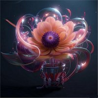фрактальные цветы ии :: Mila 