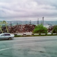 По дороге в Новороссийск: индустриальный пейзаж Краснодарского края, 2011 год :: Джованни Луче