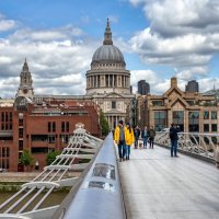 Лондон. Пешеходный мост "Миллениум".