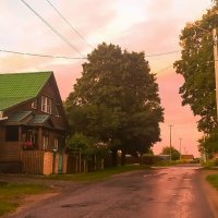 вечернии улицы города
