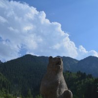 в горах Алматы