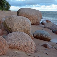 Камни на берегу Балтийского моря