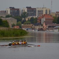 Лодка. Город. :: Константин Белоногов