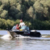 На катере с папой