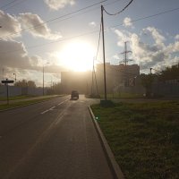 Пыль в городе, когда сносят дома