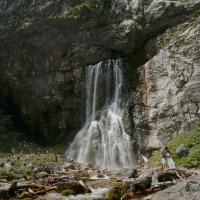 Водопад в Абхазии