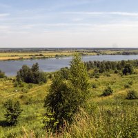 Ока в селе Константиново