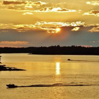Закат в Стокгольмском архипелаге