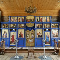 Иконостас Троицкой церкви в Архитектурно-этнографический музее «Тальцы» :: Лидия Бусурина Иконостас Троицкой церкви в Архитектурно-этнографический музее «Тальцы» :: Лидия Бусурина