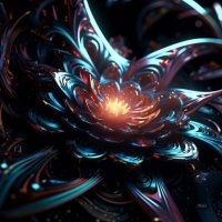 фрактальный цветок. :: Mila 